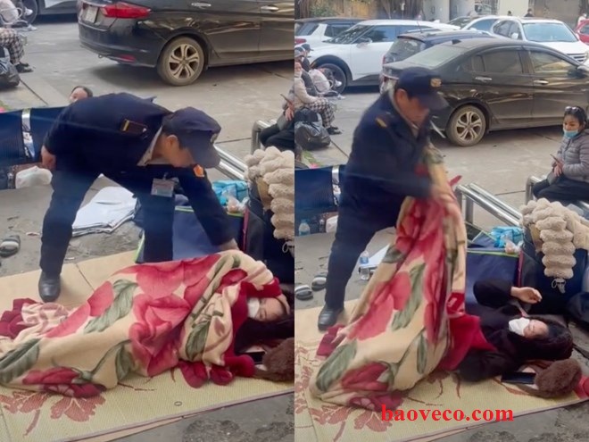 bao ve benh vien bach mai giat chan nguoi nha benh nhan gay tranh cai